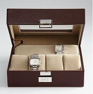 Monogrammed Watch Box