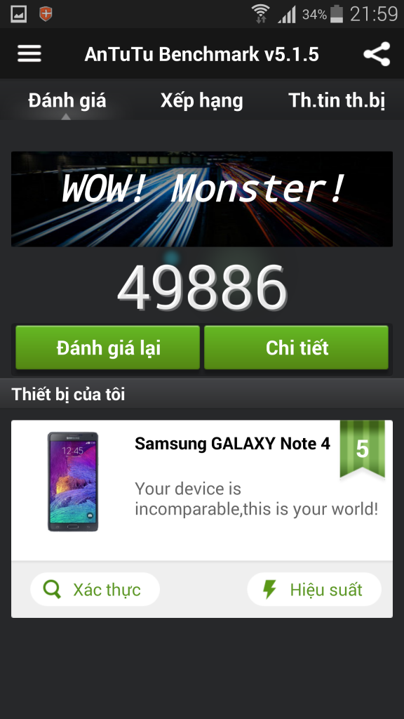 Bán note 4, chính hãng tgdđ, fullbox