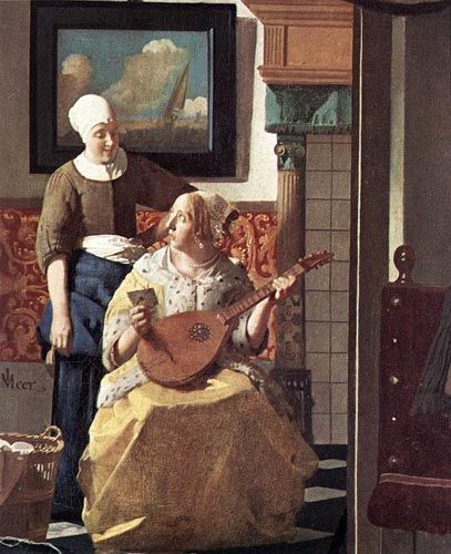 Vermeer lettera d'amore