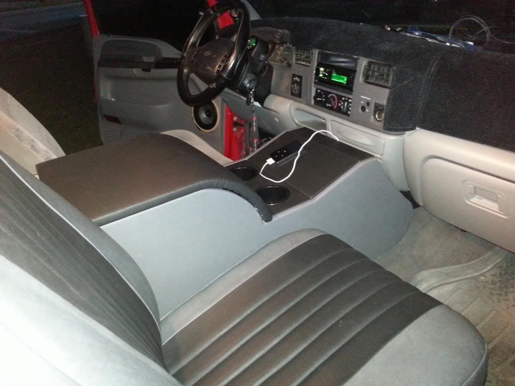 f250 center console sub box