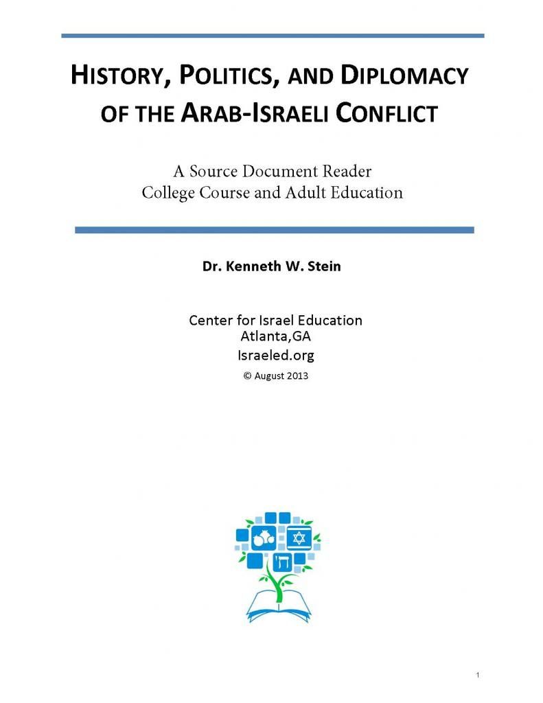 history coursework arab israeli conflict