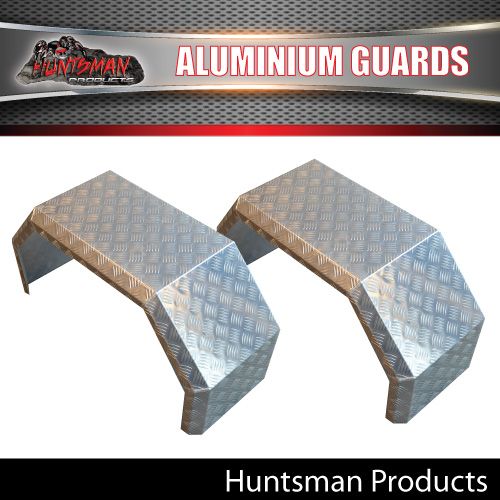 TRAILER GUARDS OFF ROAD SINGLE AXLE ALLOY CHEQUER PLATE