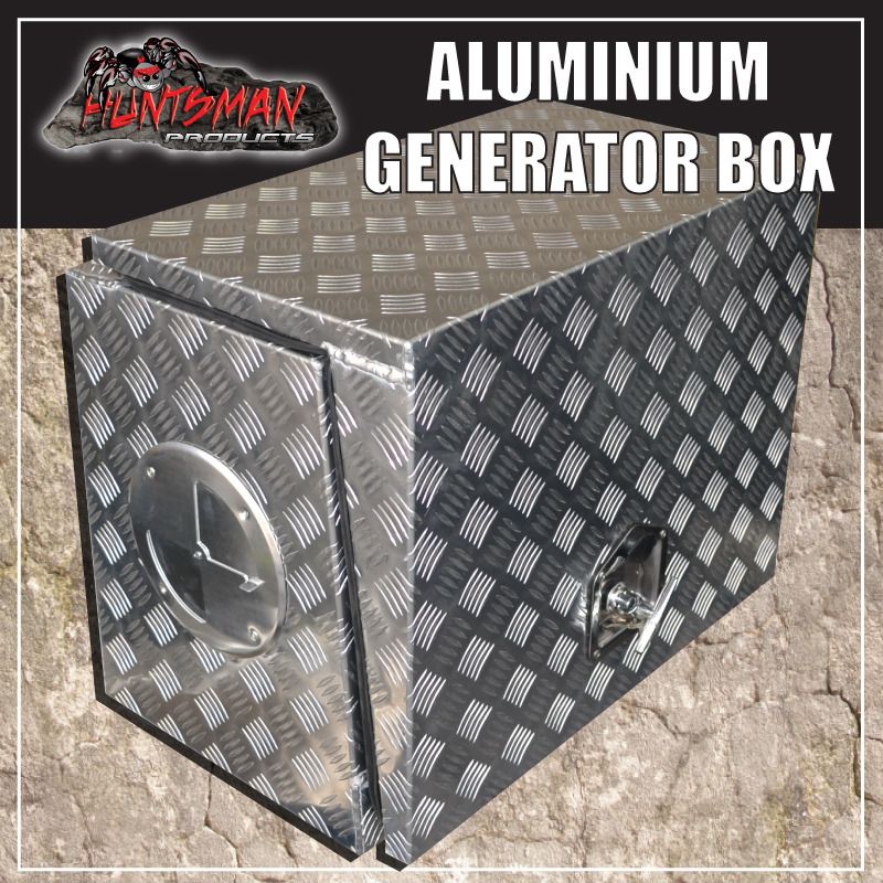 Aluminium Generator Box High quality. Ventilated.caravan truck utes