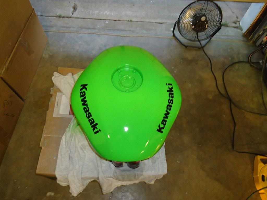 Chris's tank before wet sanding and buffing Chris's tank before wet sanding and buffing