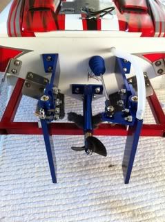 rc boat dual rudder setup