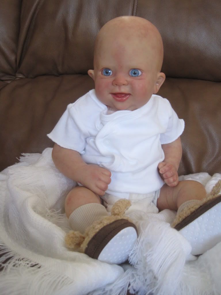REBORN LIFELIKE BABY DOLL ASHTON DRAKE RETIRED RARE LAURA LEE WAMBACH