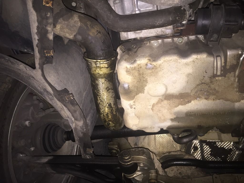New MK5 GTI owner, oil leak.. possibly from the turbo?