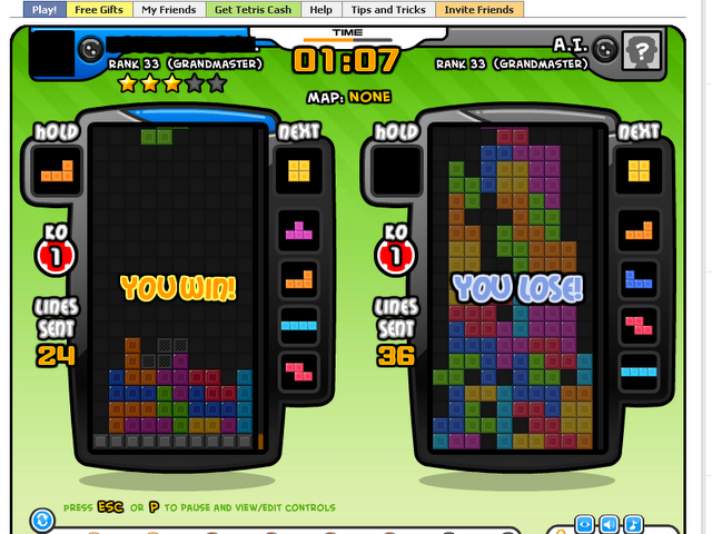 Tetris Battle ScreenShot