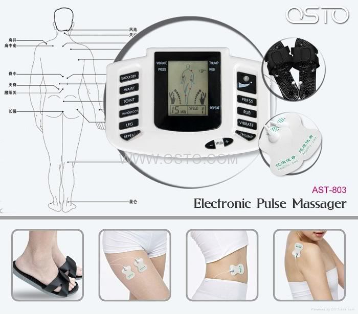 Electronic Pulse Massager User Manual     -  4