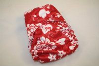 Red Hawaiian Flower OS Diaper Cover