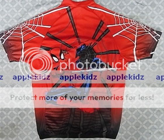 SPIDERMAN SPIDER BIKE CYCLING JERSEY + SHORTS sz S 3XL  