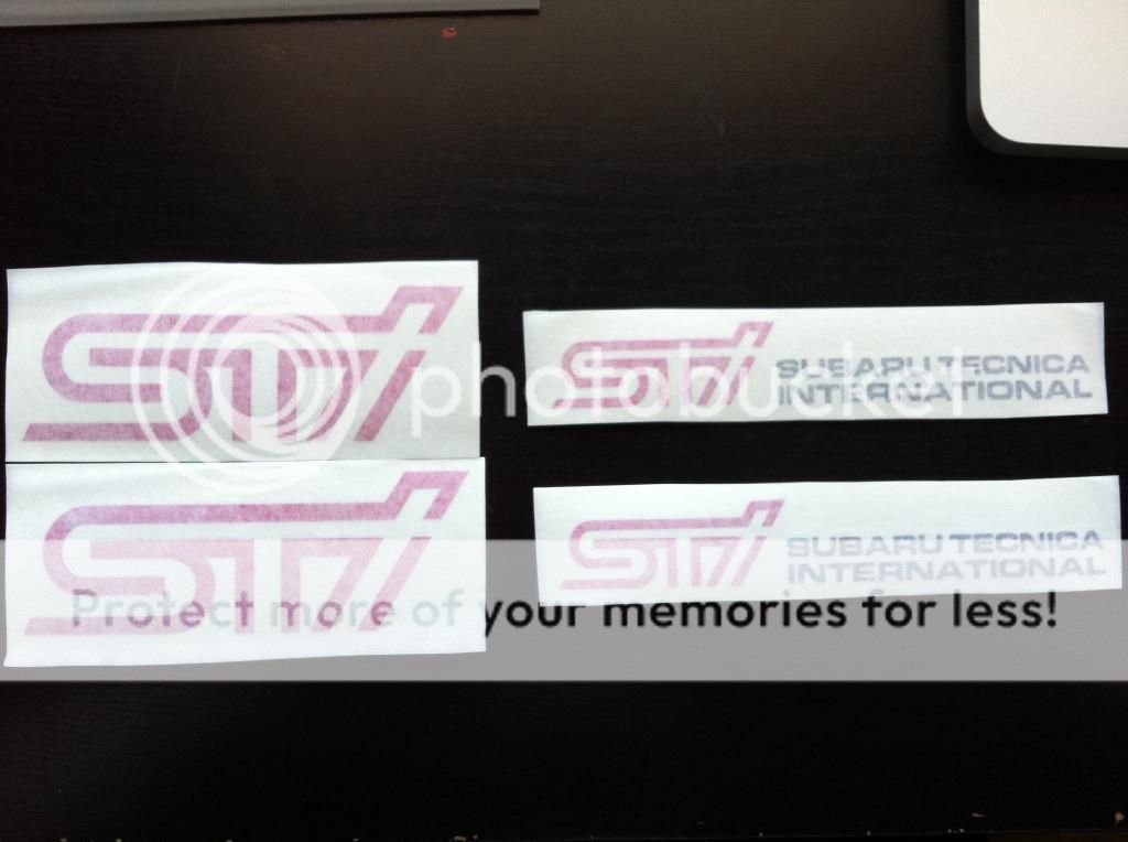 FS: (For Sale) (04-05)/(06-07) STi exterior decals - NASIOC