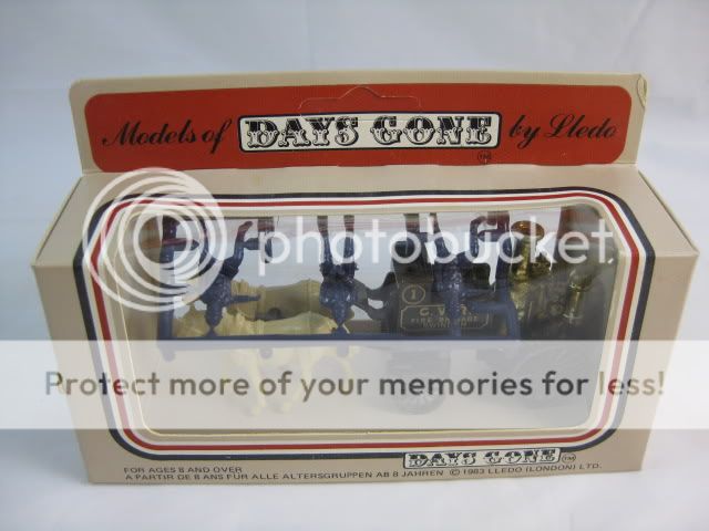 LLEDO DAYS GONE 1983 DIE CAST HORSE CART SWINDON FIRE  