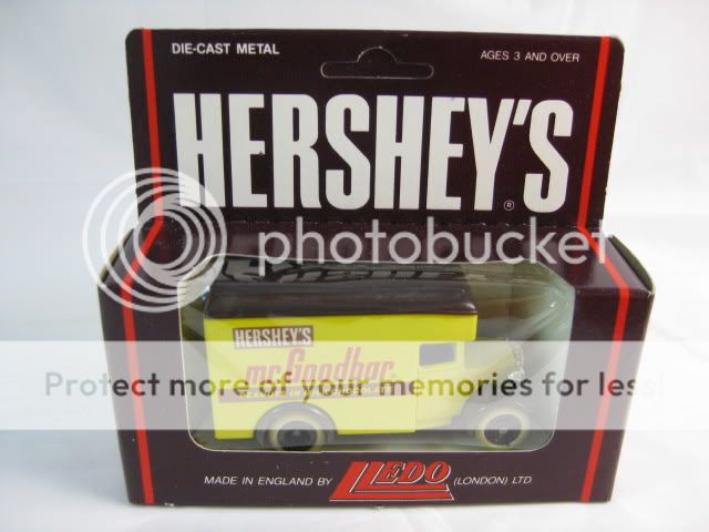 LLEDO HERSHEYS 1983 DIE CAST METAL VEHICLE MR GOODBAR  