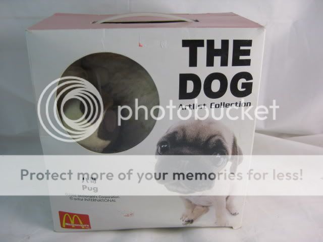 THE DOG ARTLIST COLLECTION MCDONALDS PILLOW PLUSH PUG  