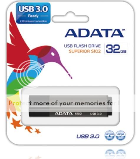 ADATA S102 USB 3.0 DRIVE   An Easy Entrance to the Latest Tech 