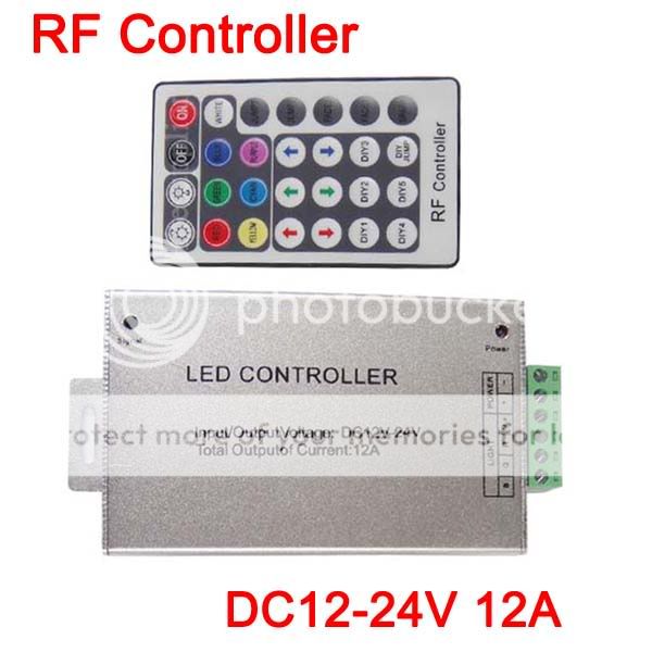 12V 24V 28Key RF Remote Controller RGB 5050 LED Strip 2  