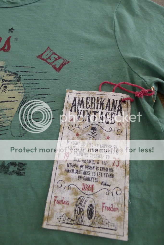 NEW AMERIKANA VINTAGE MENS GRAPHIC T SHIRT TEE SHIRT USA  